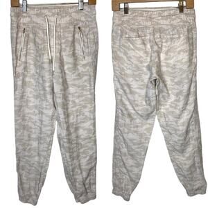 Athleta Linen Cabo Tide Linen Joggers, size 2 /‎ XS